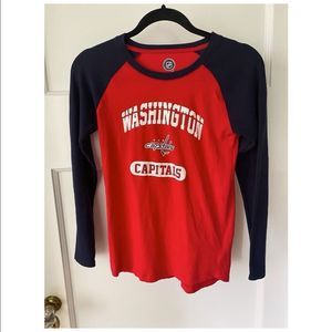 NHL Washington Capitals Kids Shirt Size Large (10-12)